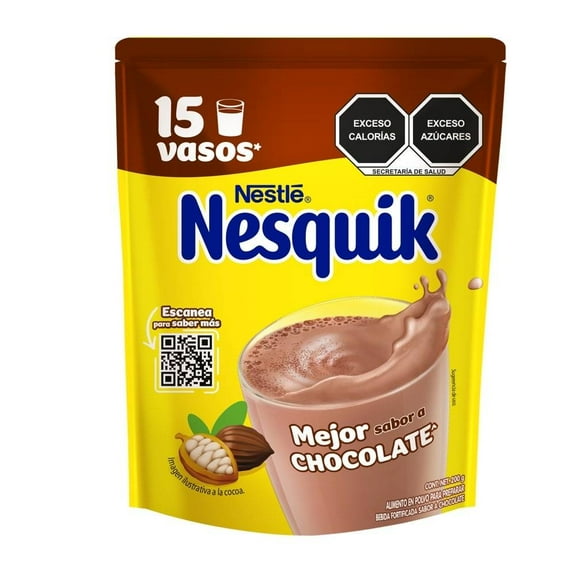 Alimento en polvo para preparar bebida Nestlé Nesquik sabor chocolate 200 g