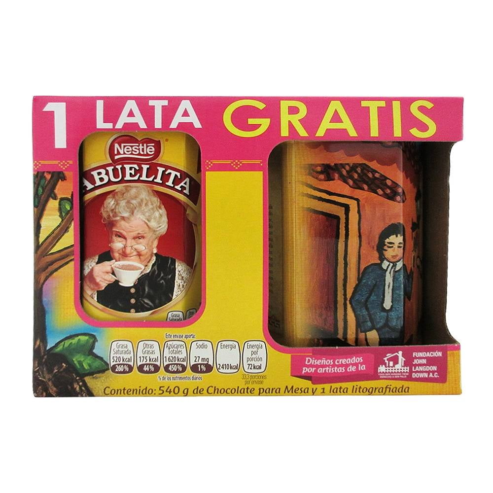 Chocolate Abuelita En Tablillas 540 G Más Lata Litografiada 1 Pza Walmart 