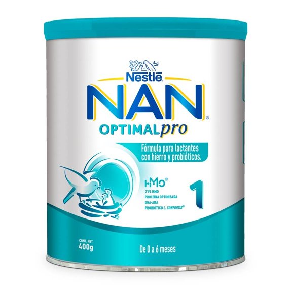 Fórmula para lactantes Nan optimal pro 1 de 0 a 6 meses 400 g