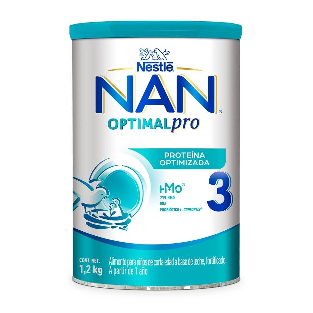 Nestlé NAN 3 Supreme Pro Fórmula Infantil a Partir de 1 Año 1 Lata de 1.2  kg