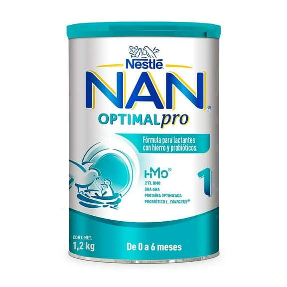 Fórmula para lactantes NAN Optimal Pro etapa 1 de 0 a 6 meses 1.2 kg