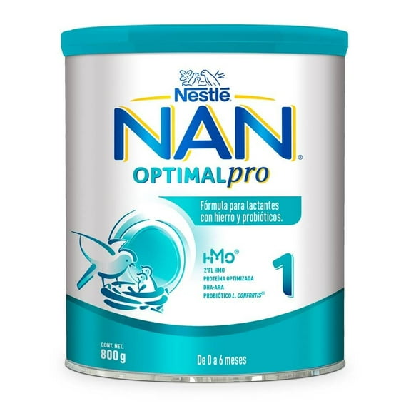 Fórmula para lactantes Nan Optimal Pro etapa 1 de 0 a 6 meses 800 g