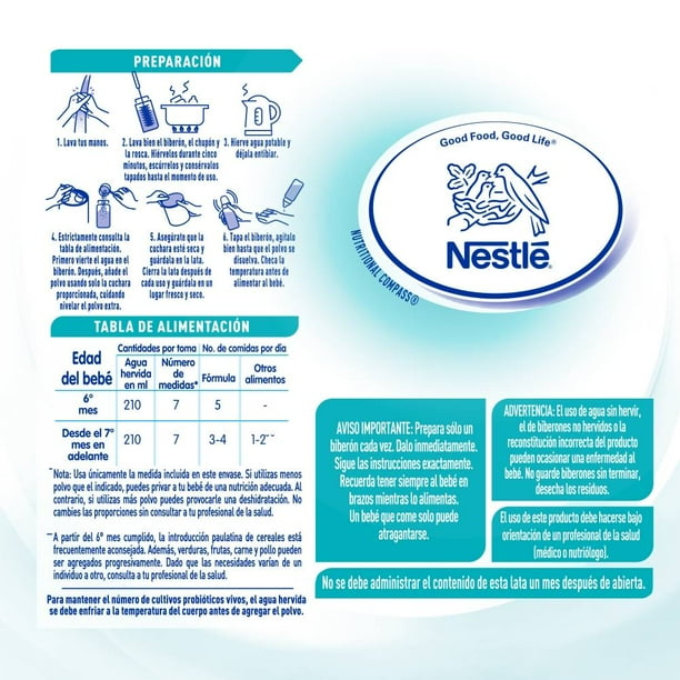 Fórmula de continuación Nestlé Nan optimal pro 2 con hierro y probióticos  1.5 kg