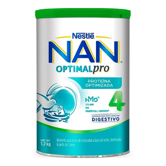 Alimento para niños de corta edad NAN Optimal Pro etapa 4 a partir de 2 años 1.2 kg