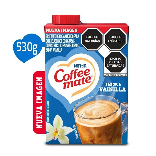 Sustituto de crema para café Coffee Mate líquido sabor vainilla 530 g
