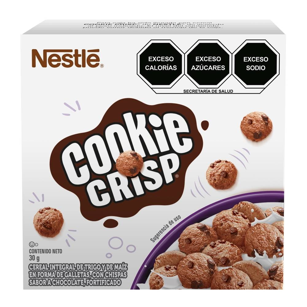 Cereal Nestlé Cookie Crisp sabor chocolate 30 g
