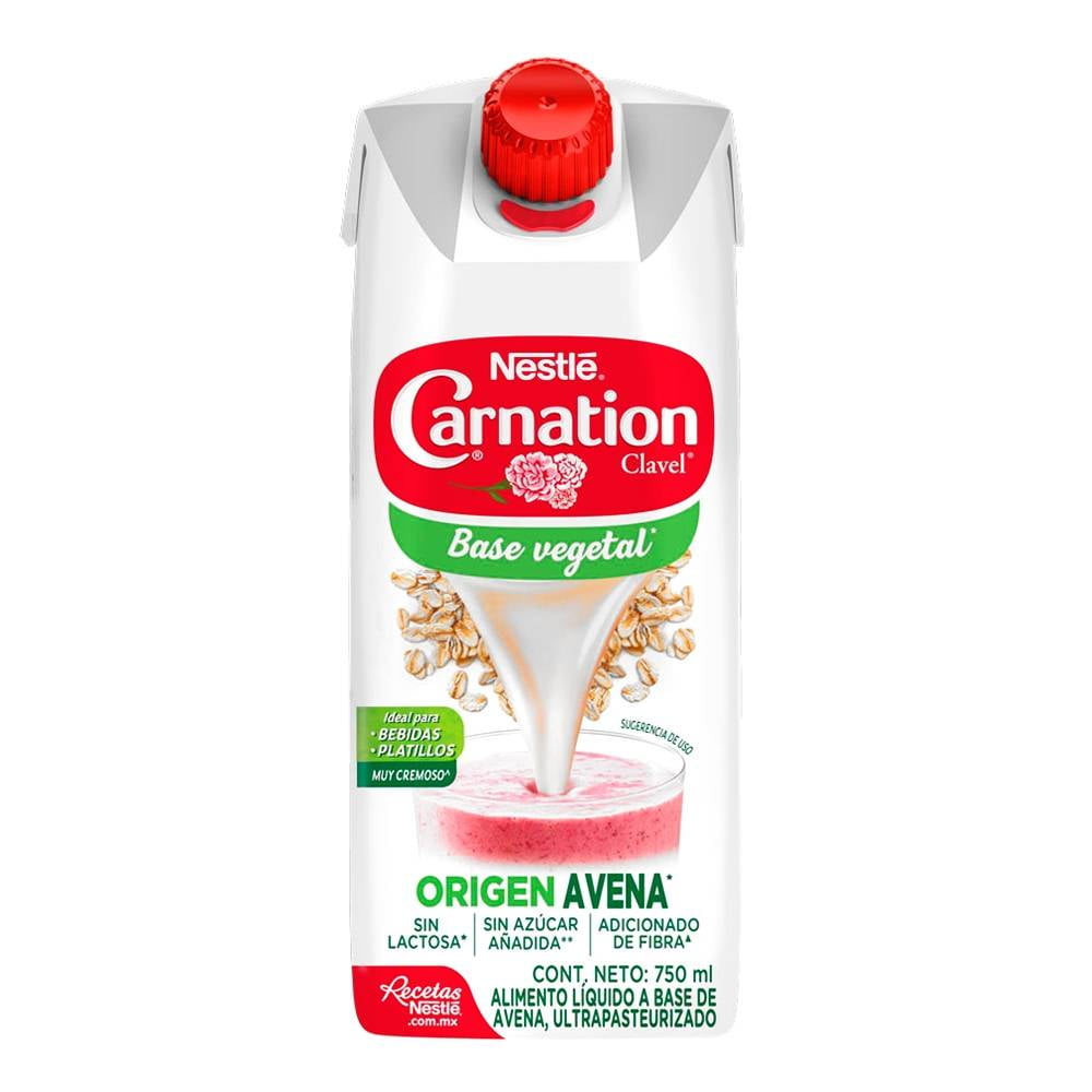 Alimento líquido Nestlé Carnation Clavel base vegetal origen coco 750 ml |  Walmart