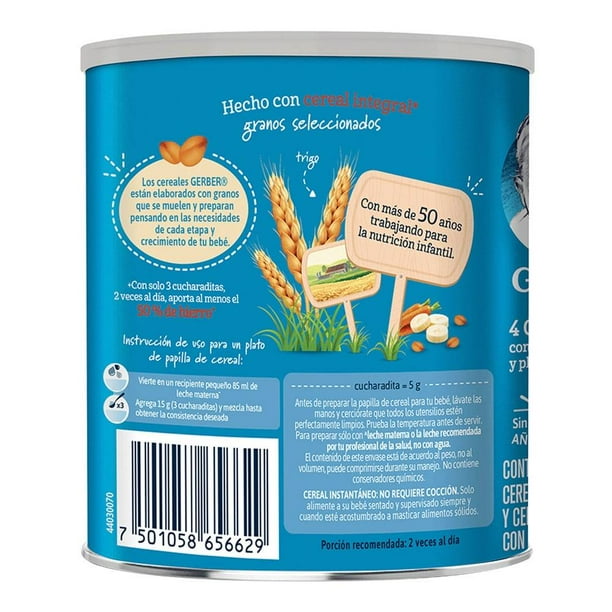 Alimento para lactantes Gerber Chips baby snacks de cereal de zanahoria 25  g