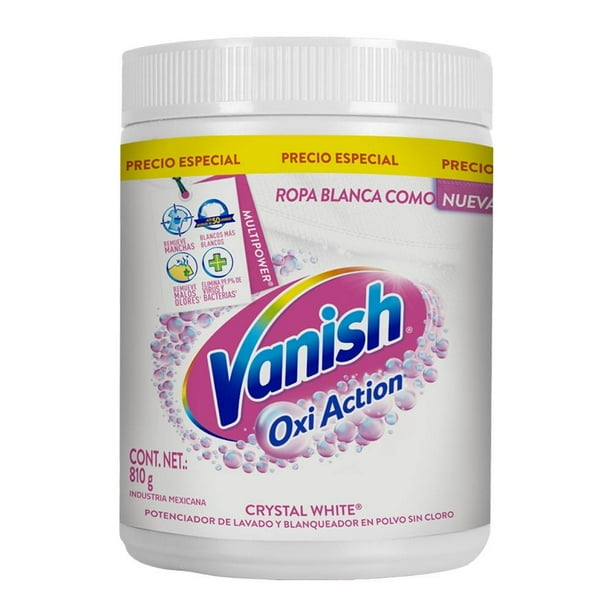 Quitamanchas para ropa Vanish Oxi Action crystal white 810 g