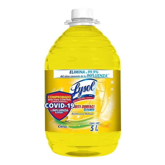 Desinfectante multiusos Lysol citrus 5 l