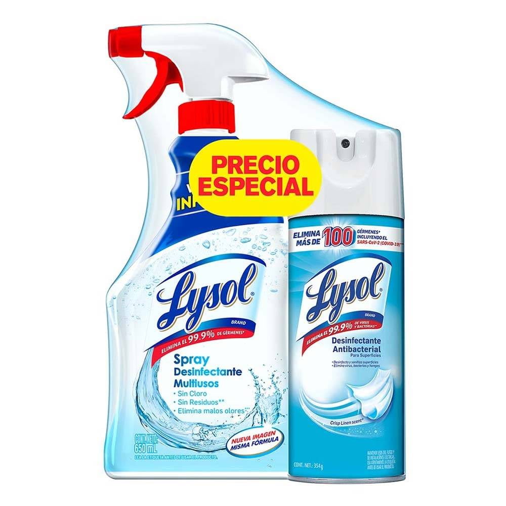 Lysol Spray Desinfectante Botella Con 650 mL –