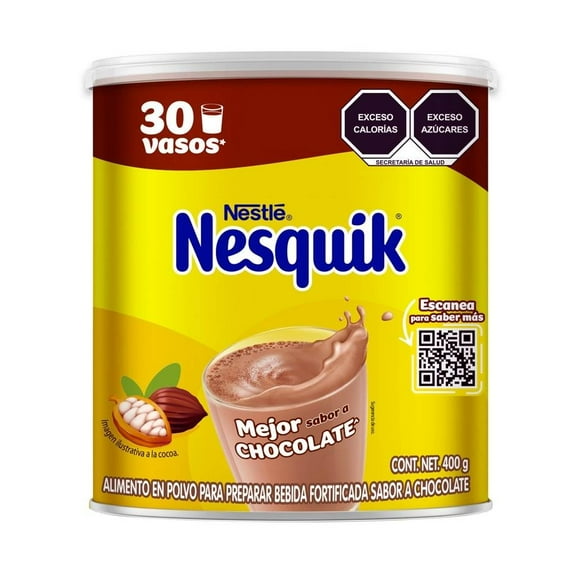 Alimento en polvo para preparar bebida Nestlé Nesquik sabor chocolate 400 g