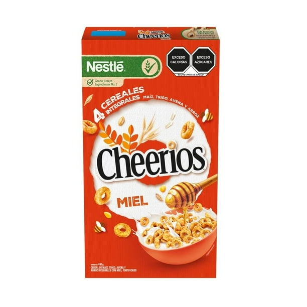 Cereal de maíz Cheerios miel 480 g