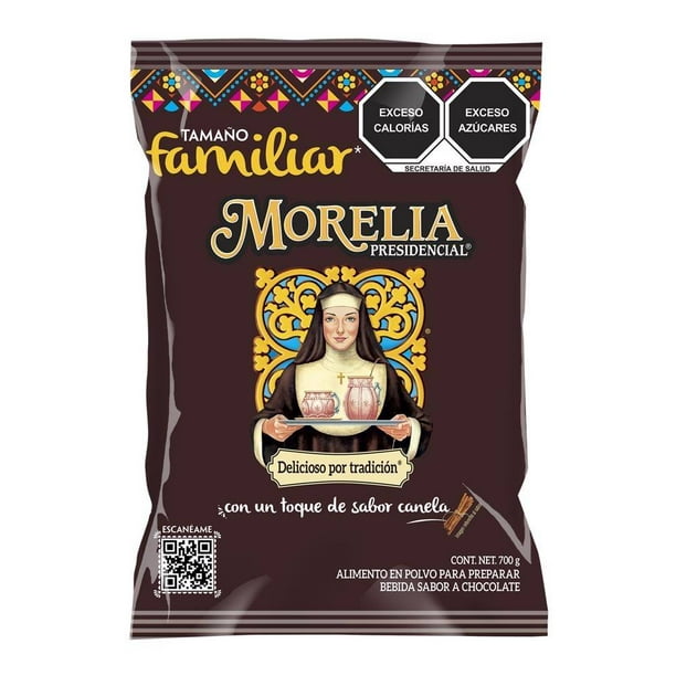 Alimento en polvo para preparar bebida Morelia Presidencial sabor chocolate 700 g