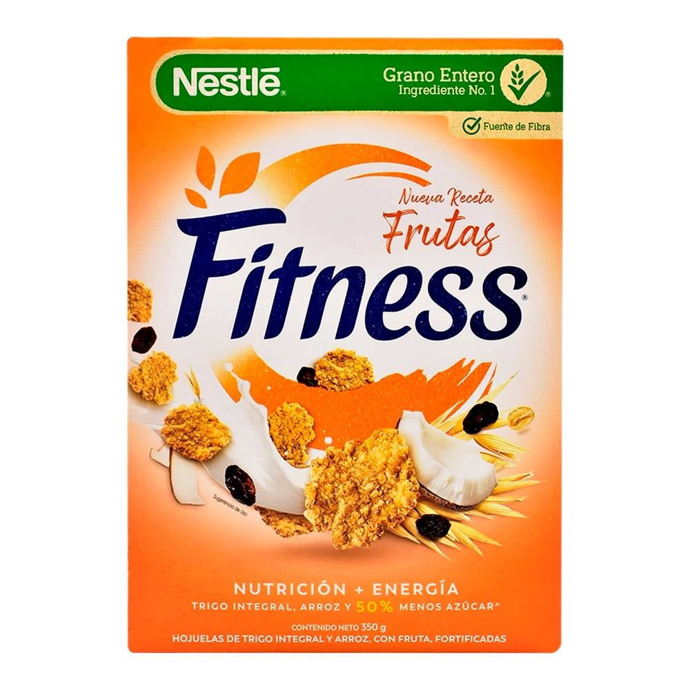 Cereales Nestlé Fitness Original Copos de trigo integral, arroz y avena  integral tostados - Paquete de cereales de 450 gr : : Alimentación  y bebidas