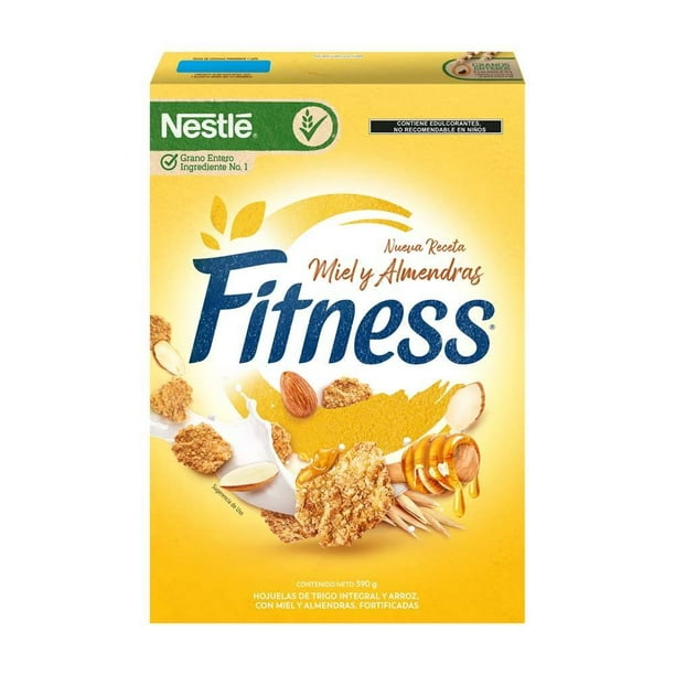 Cereal hojuelas de trigo integral Fitness miel y almendras 390 g