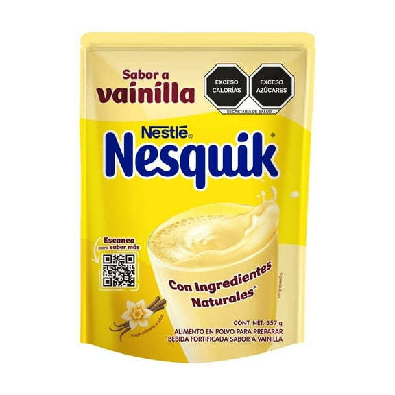 Alimento en polvo para preparar bebida Nestlé Nesquik opti-start sabor vainilla 357 g