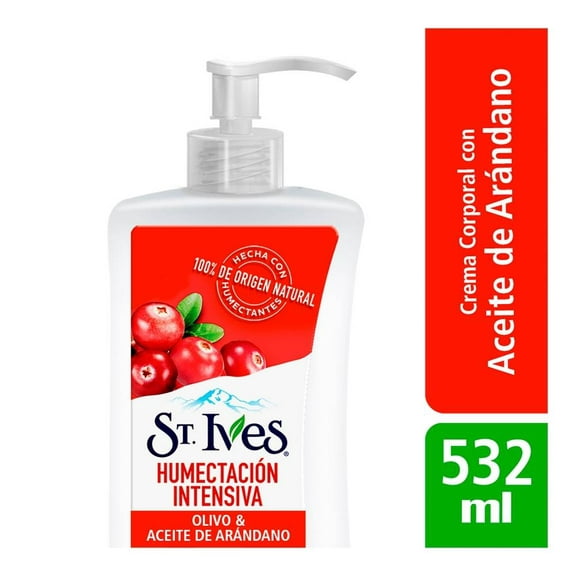 Crema corporal St. Ives humectación intensiva 532 ml