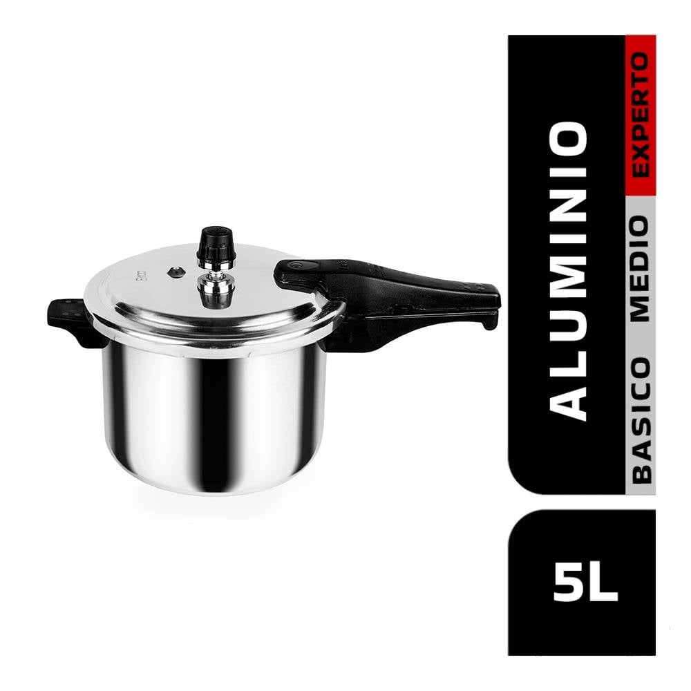Olla de Presión Express Ekco Hecha de Aluminio con 5 Sistemas de seguridad,  8 Litros : : Hogar y Cocina