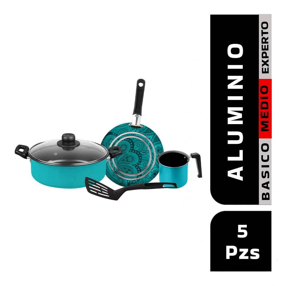 Batería de Cocina Aluminio Azul Ekco Sazón 6 pz