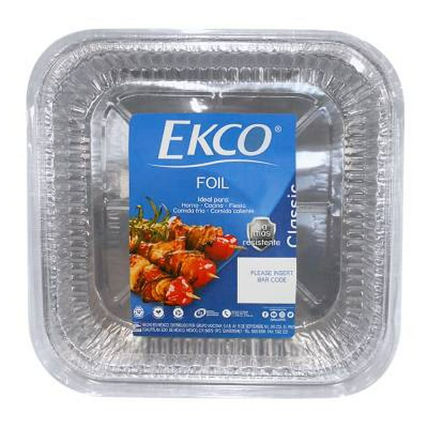 Charolas de Aluminio Desechable con Tapa Ekco Classic