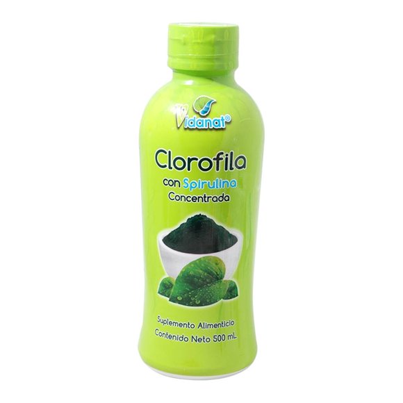 Clorofila Vidanat con spirulina concentrada 500 ml