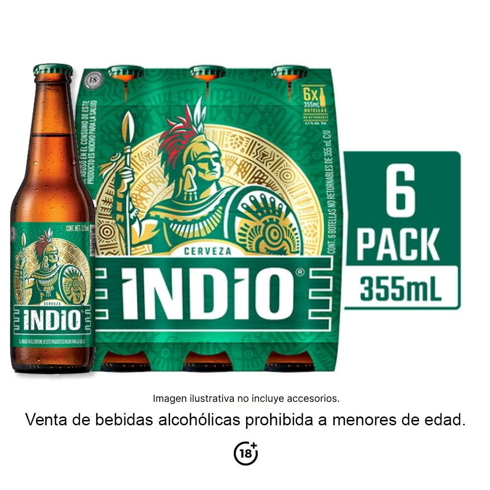 Cerveza Oscura Negra Modelo 6 Pack 355 ml Botella