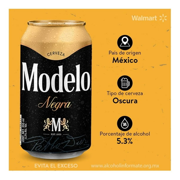 Cerveza Negra Modelo 6 Pack Lata 355ml