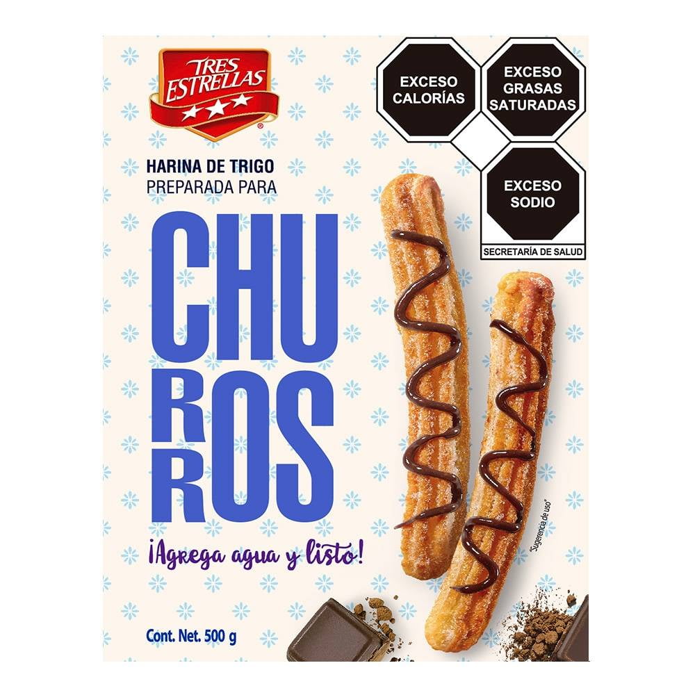 Harina Para Preparar Churros Tres Estrellas 500 G Walmart 2684