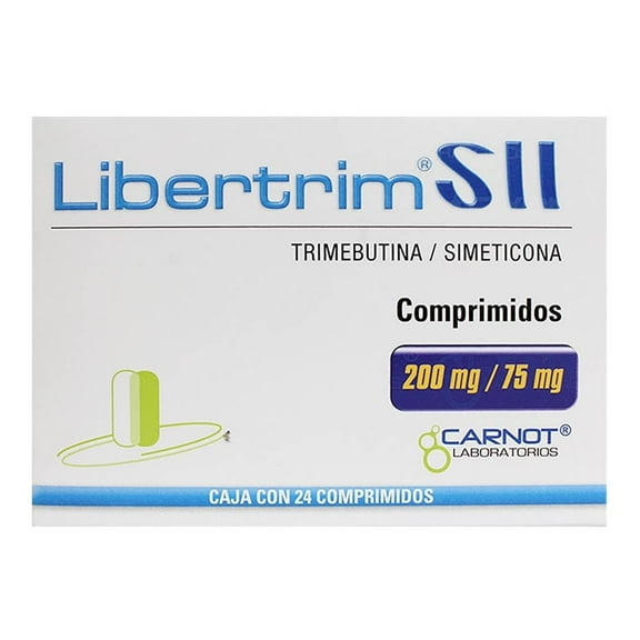 Libertrim SII Trimebutina 200 mg, Simeticona 75 mg 24 comprimidos