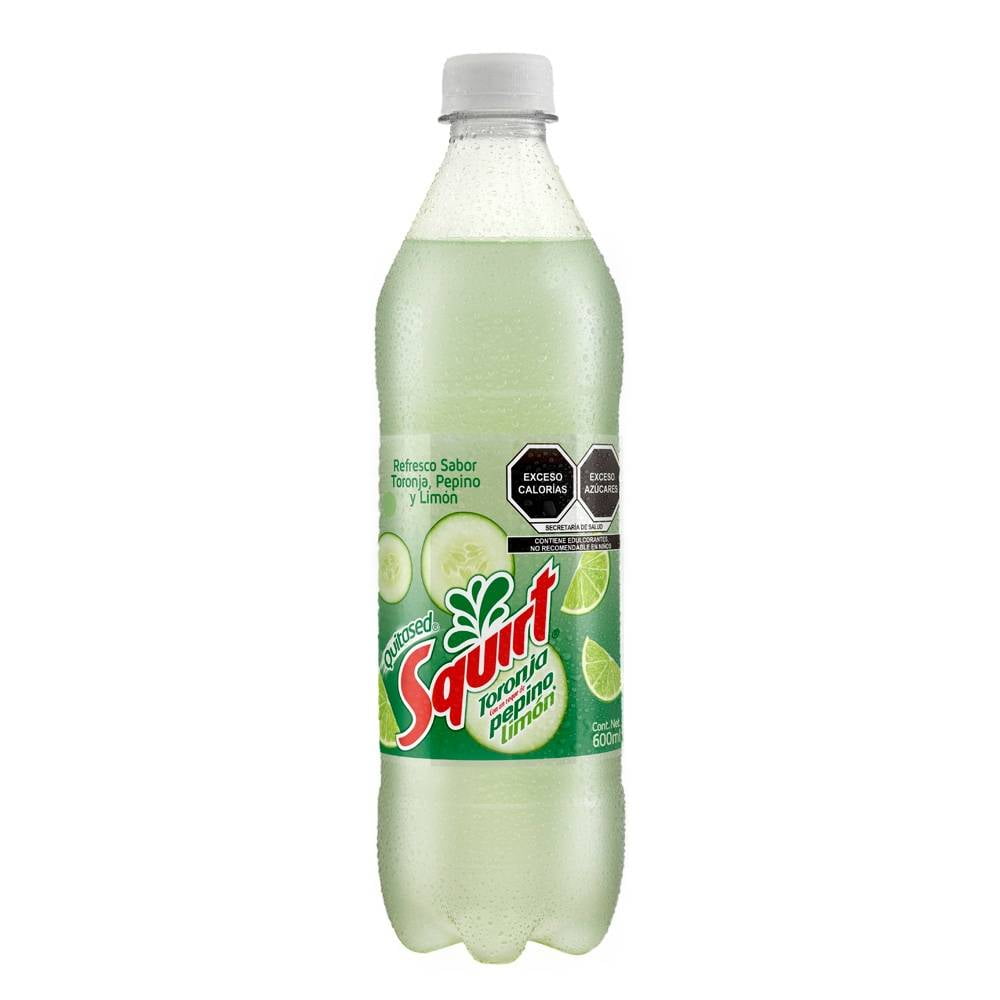 Refresco Squirt Sabor Toronja Con Toque De Pepino Y Limón 600 Ml Walmart 8151