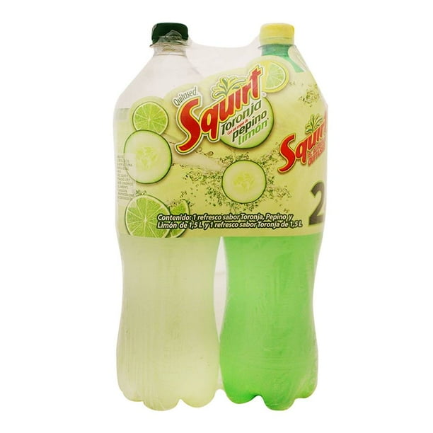 Refresco Squirt Sabor Pepino Más Sabor Toronja 2 Pzas De 15 L Cu Walmart 3751