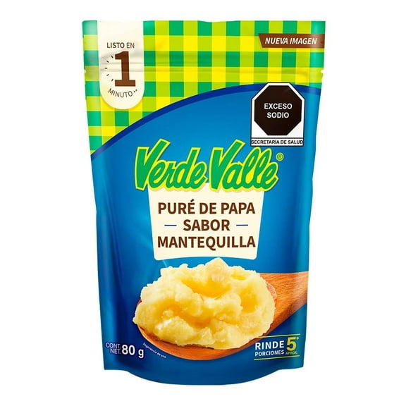 Puré de papa Verde Valle sabor mantequilla 80 g