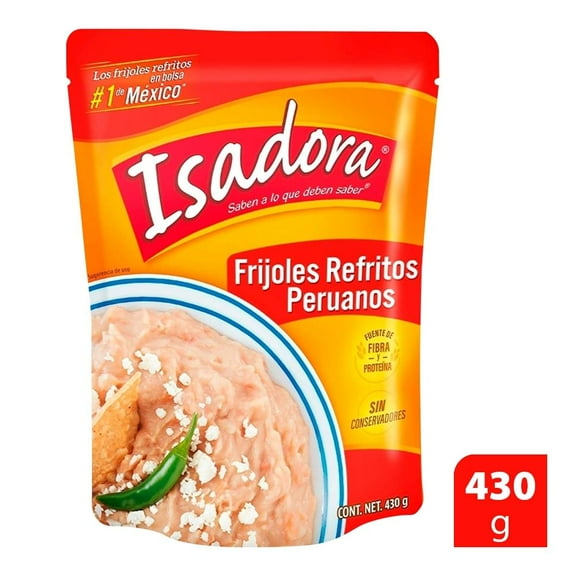 Frijoles peruanos Isadora refritos 430 g