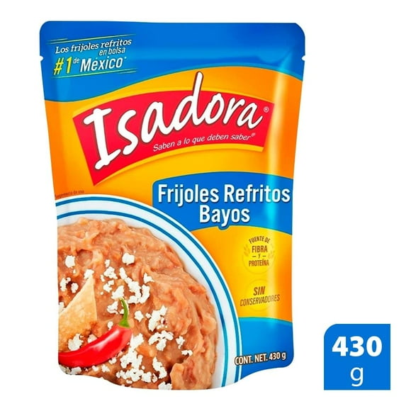 Frijoles bayos Isadora refritos 430 g