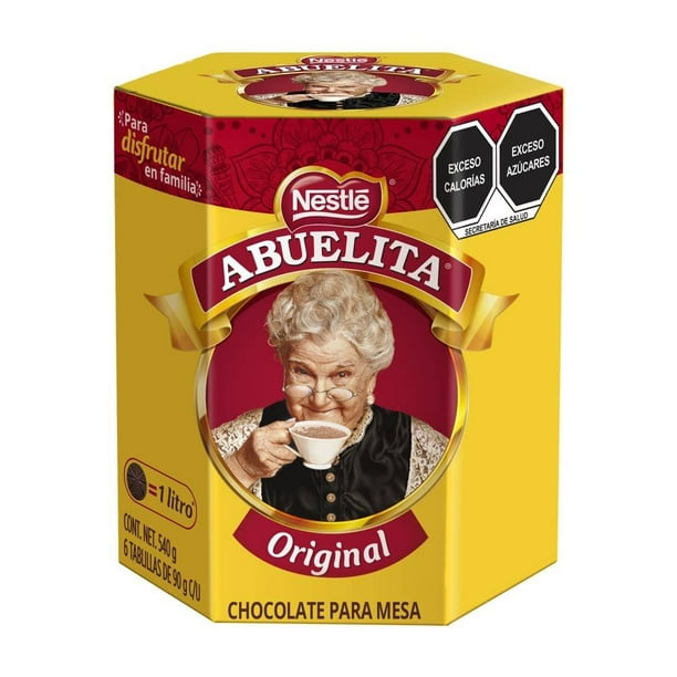 Chocolate para mesa Abuelita con 6 tablillas de 90 g c/u