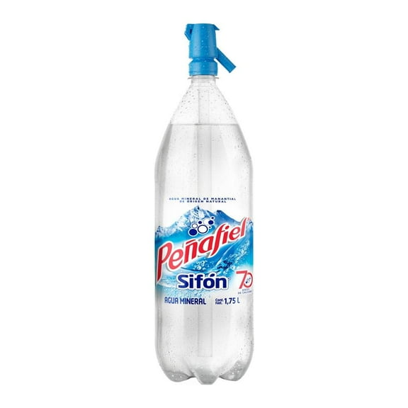 Agua mineral Peñafiel sifón 1.75 l