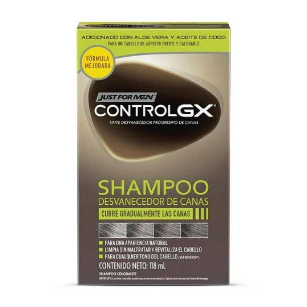 Alaska Agrícola revista Shampoo Just For Men Control GX desvanecedor de canas 118 ml | Walmart