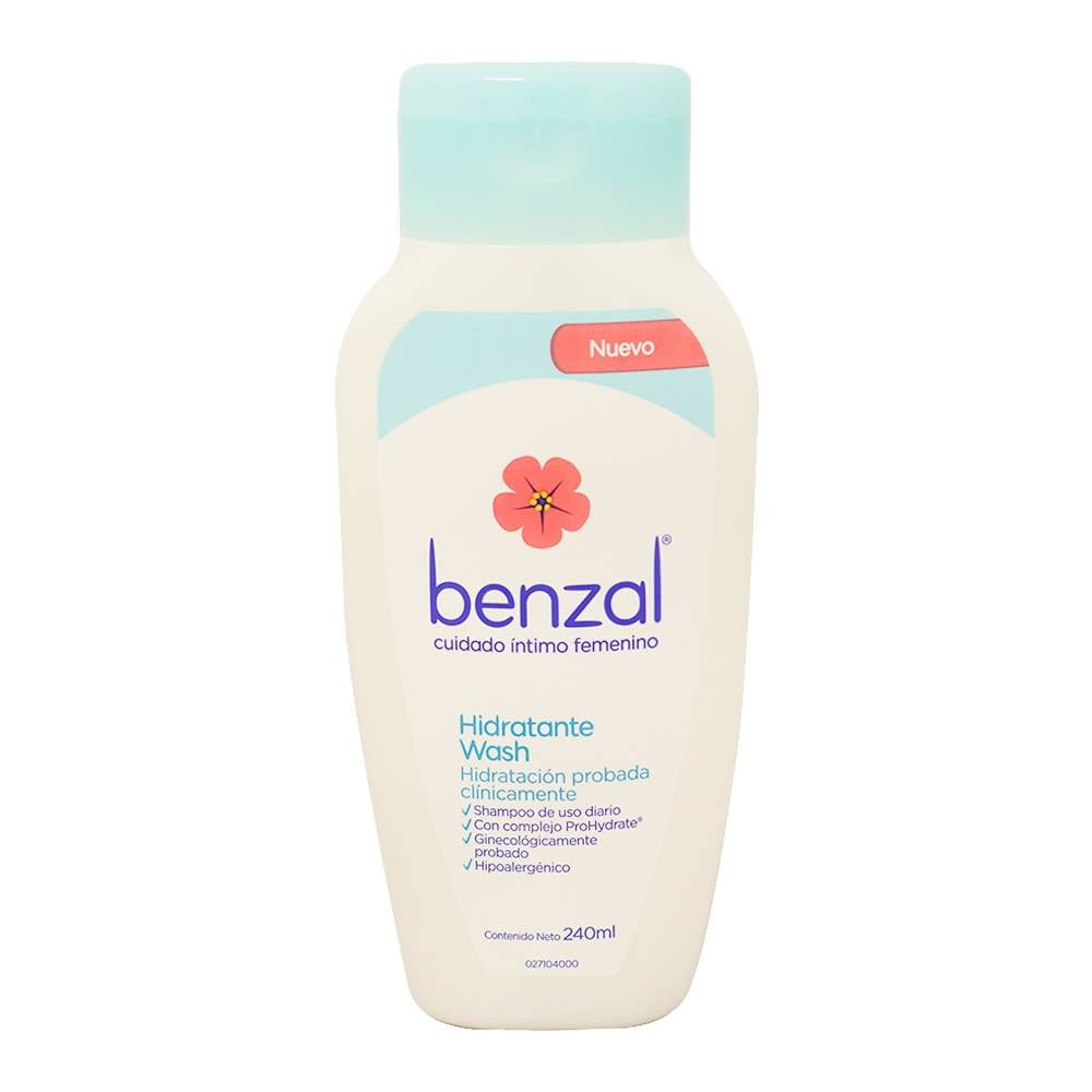 Shampoo íntimo Benzal Hidratante Wash 240 Ml Walmart 2640