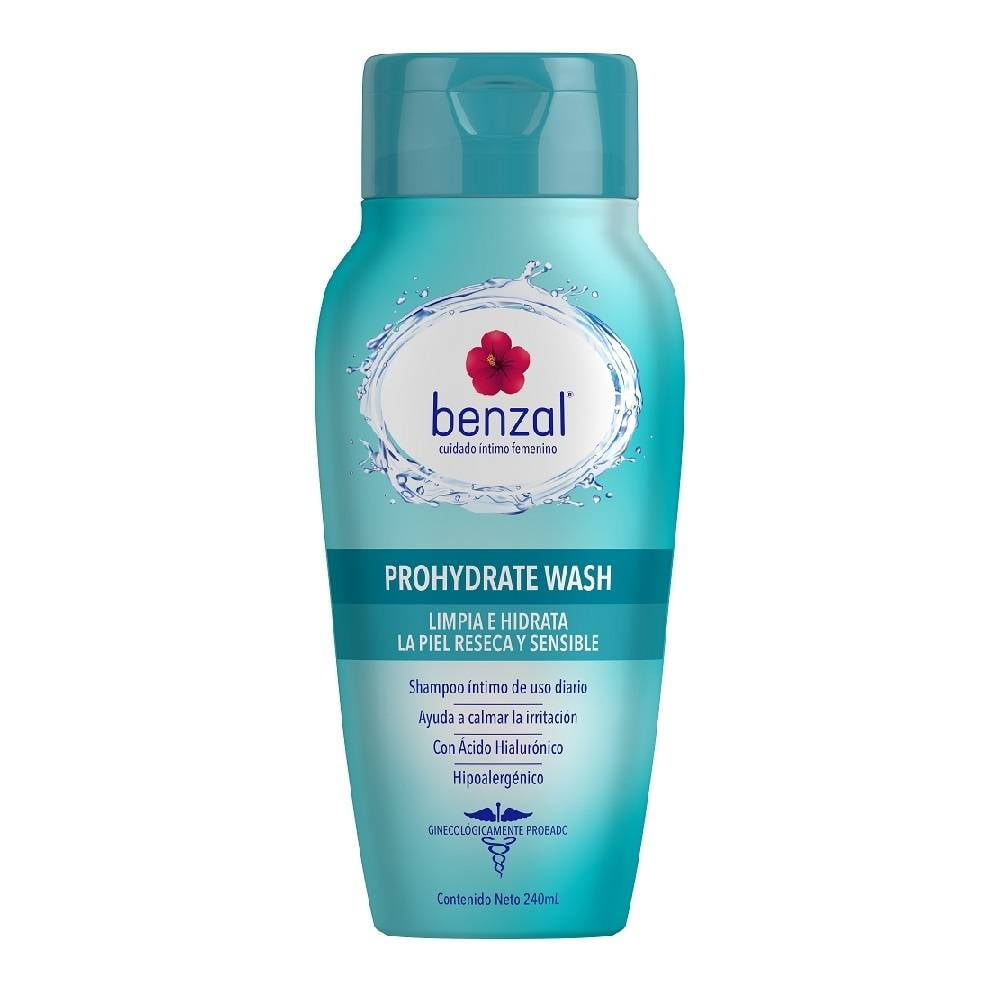 Shampoo íntimo Benzal Pro Hydrate Wash Piel Reseca Y Sensible 240 Ml Bodega Aurrera En Línea 0089