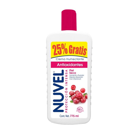 Crema corporal Nuvel Protección Intensa piel seca con antioxidantes 775 ml