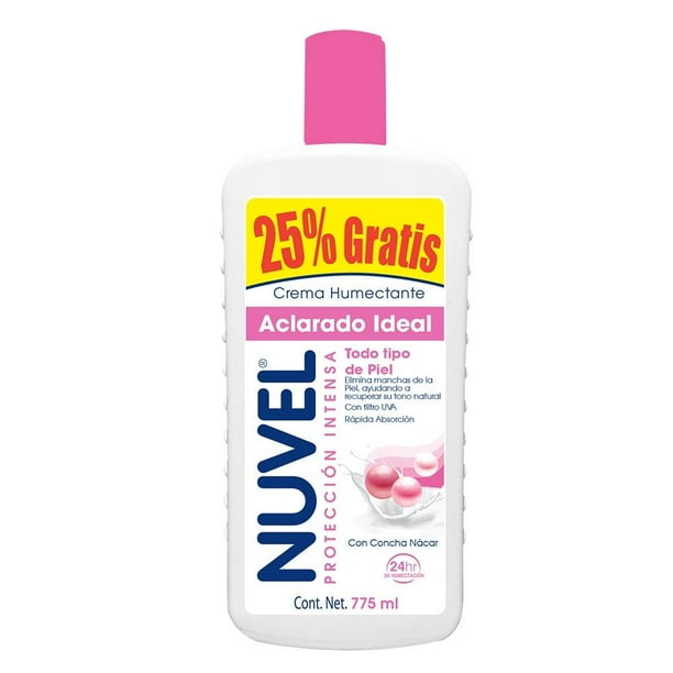 Crema corporal Nuvel humectante aclarado ideal 775 ml