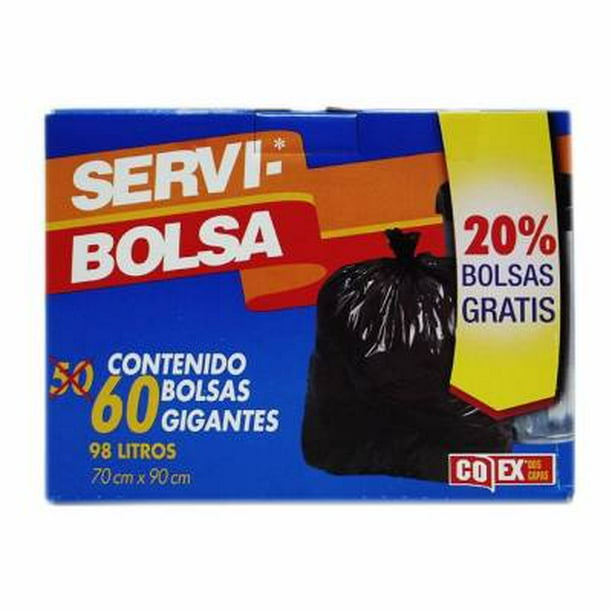 Bolsas para Basura Gigantes Servibolsa 50 pzas