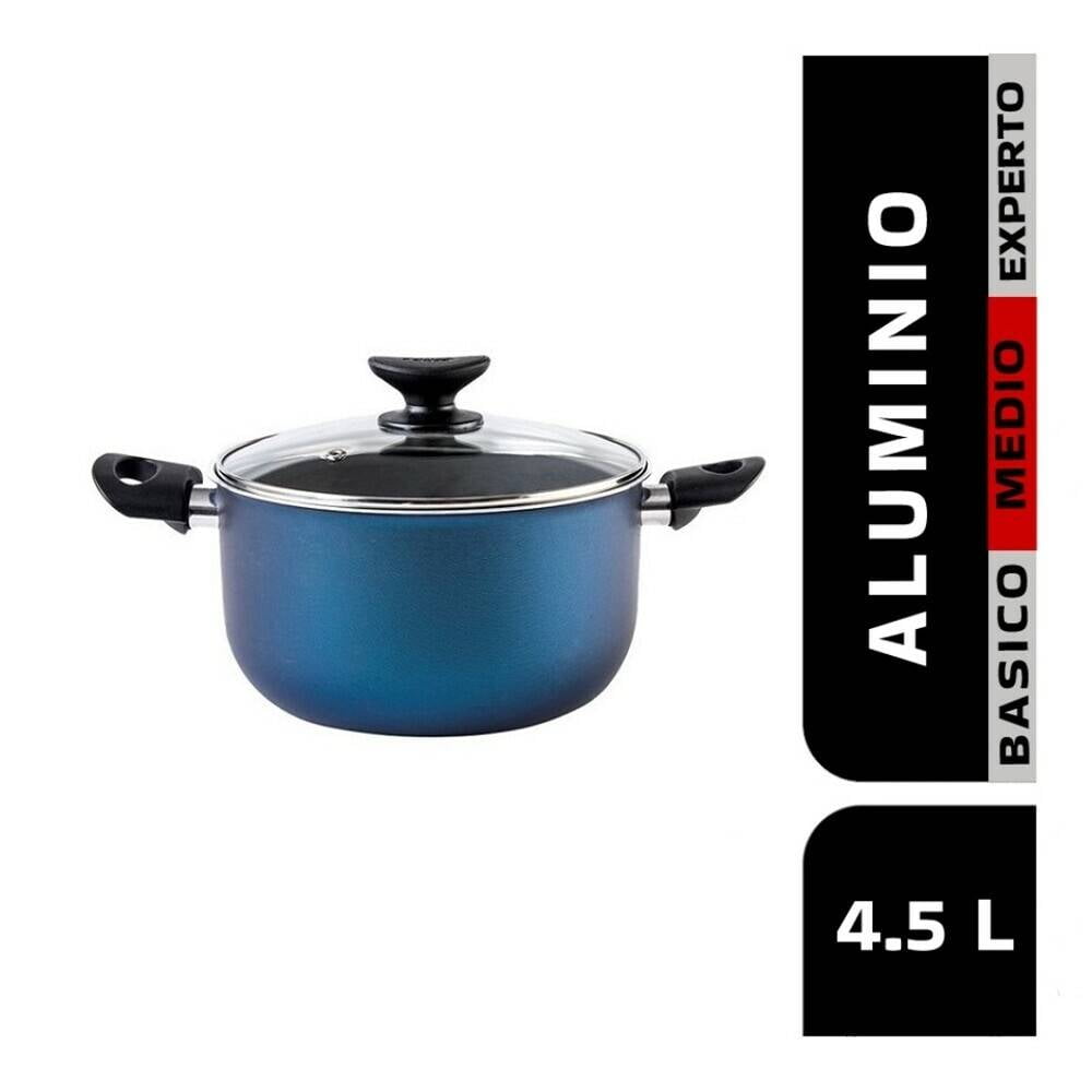 Olla Aluminio con Antiadherente Cinsa Balance Cocina Saludable 4.5 Lts. 22  cm. (317901) - CINSA