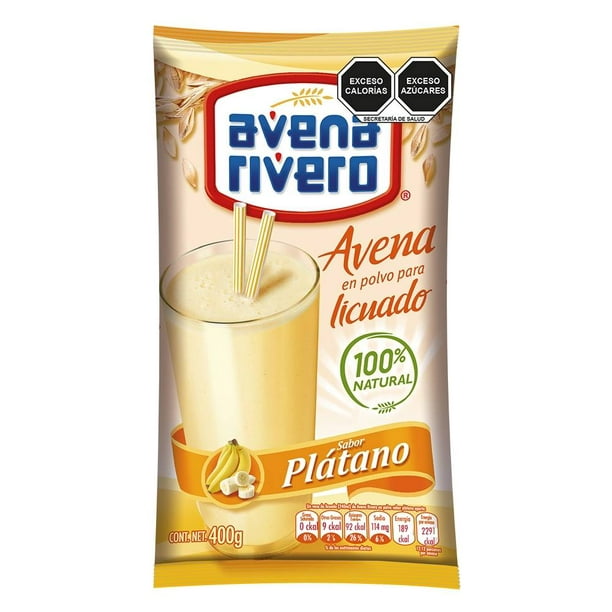 Avena en Polvo Rivero sabor Plátano 400 g