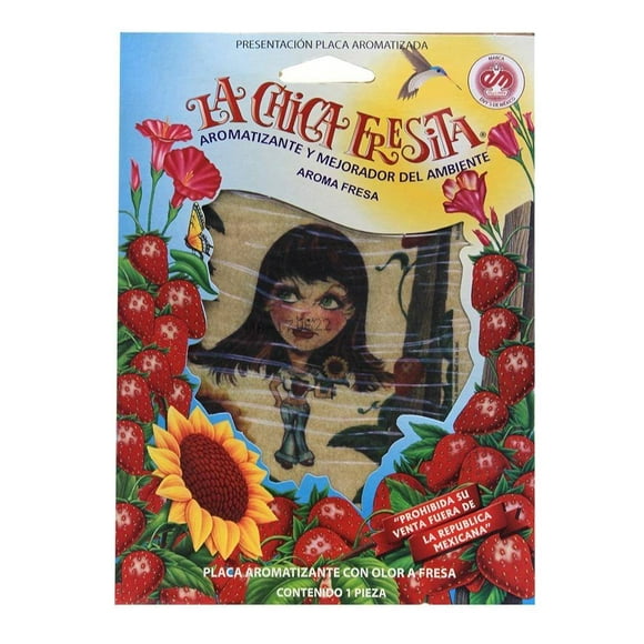 Aromatizante Eivy's de México La Chica Fresita Fresa