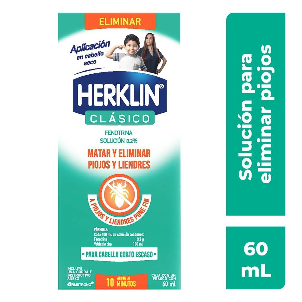 Gel repelente de piojos Herklin extra fijación 120 g
