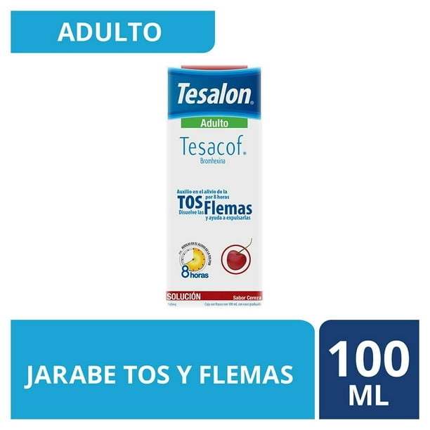Farmacias del Ahorro, Tesalon Tesacof Adulto tos con flema jarabe 100 ml