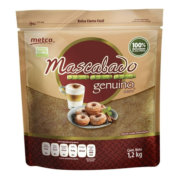 Azúcar mascabado Metco Genuino 1.2 kg