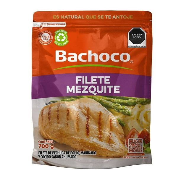 Filetes de pollo Bachoco sabor mezquite 700 g | Walmart